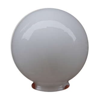 White glass globe ø15cm