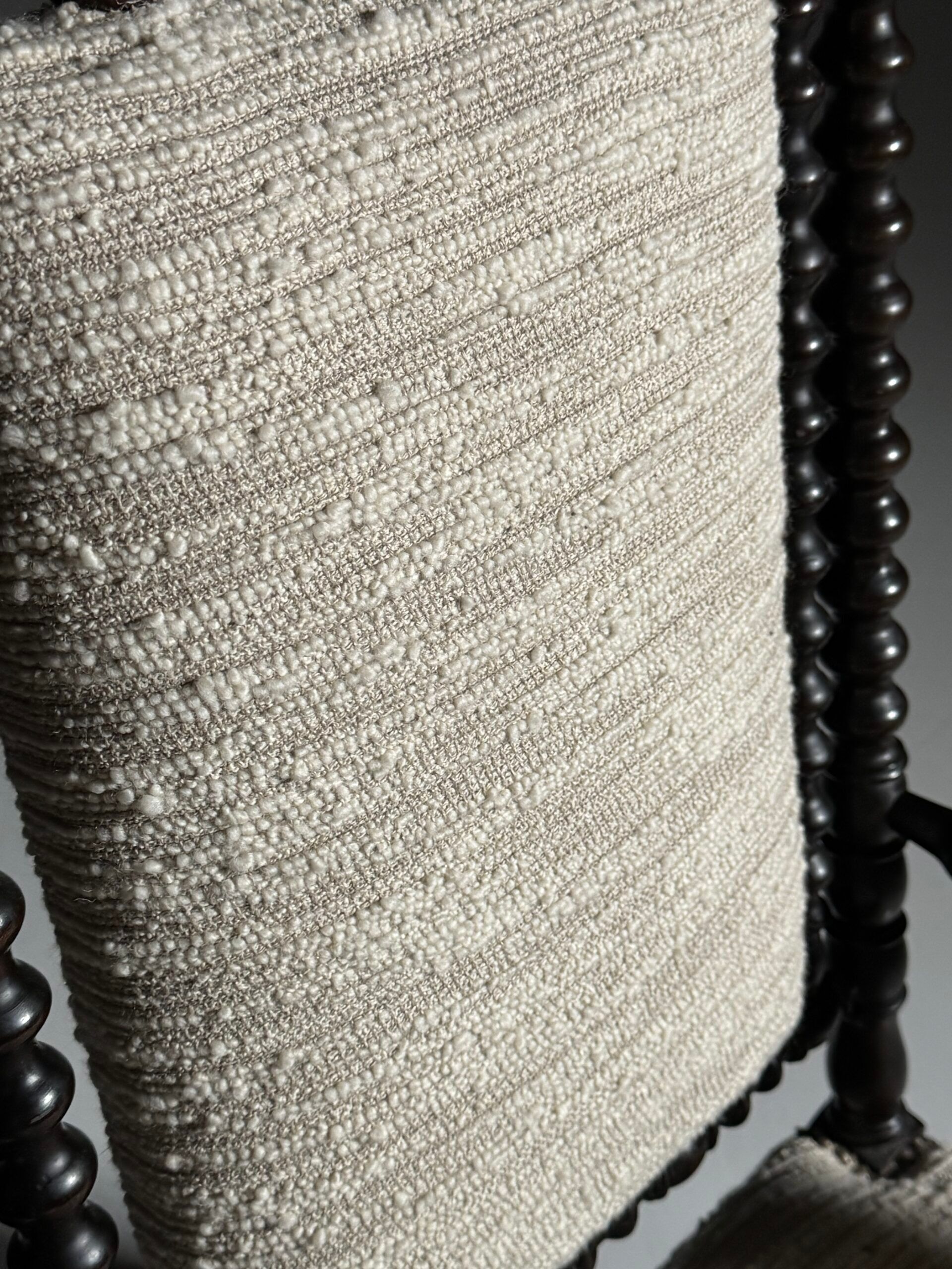 Fauteuil bobine anglais du 19ème siècle