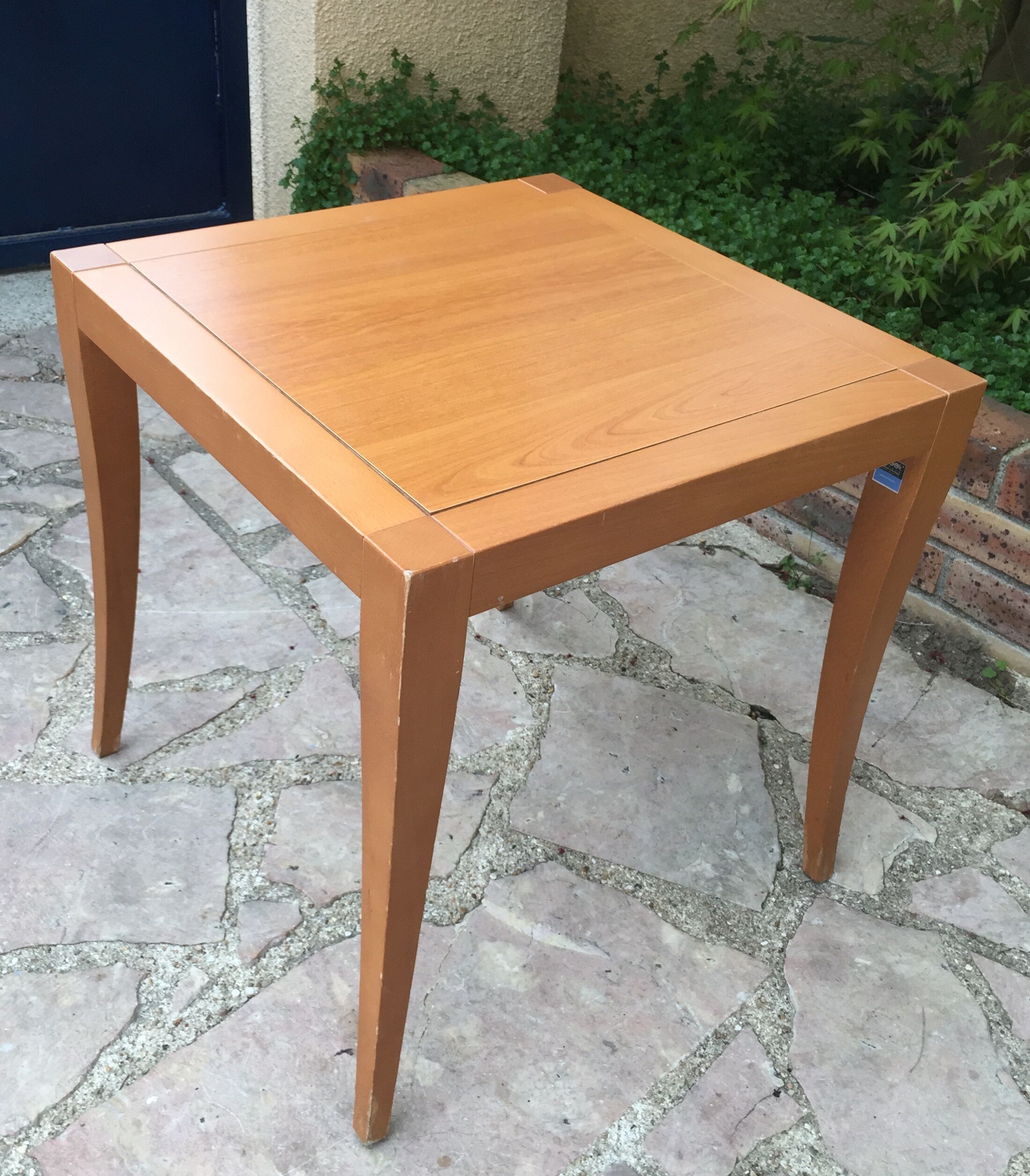 Wooden side table