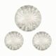 Set of Geometric Glass Ceiling Light & 2 Wall Lights from Limburg, 1970s