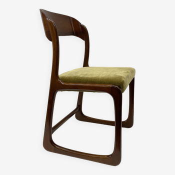 Baumann sled model chair reupholstered