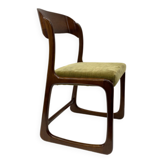 Baumann sled model chair reupholstered