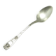 Cuillère à soupe égyptienne, Art Déco, en laiton argenté, Fraget, Pologne, années 1920.
