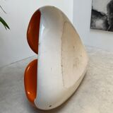 Vintage resin bench 1970