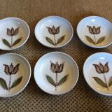 Series of 6 hollow plates