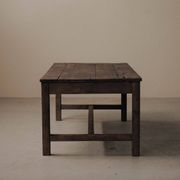 Table de ferme en pin massif, vers 1900