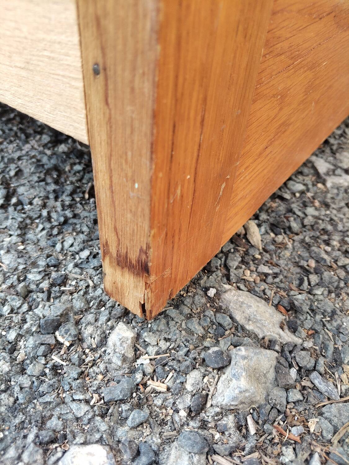 Classeur double à rideaux en bois massif – meuble de métier vintage