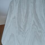 White marbled formica stool 70s