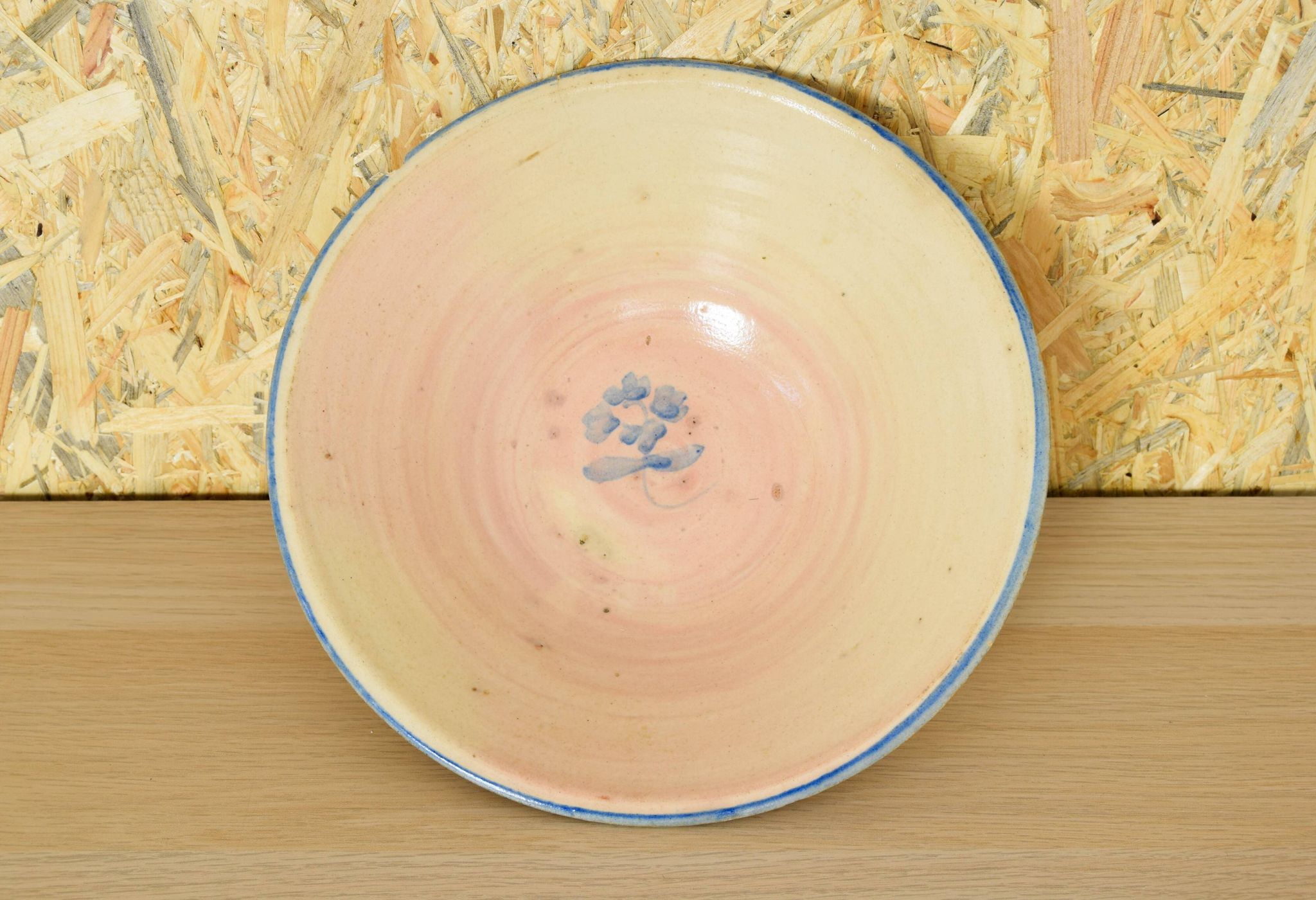 Talavera de la Reina Dish Lebrillo Parsley Ceramic from Spain XIX