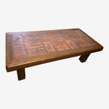 Vintage P.Garnier herbarium coffee table