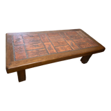 Vintage P.Garnier herbarium coffee table