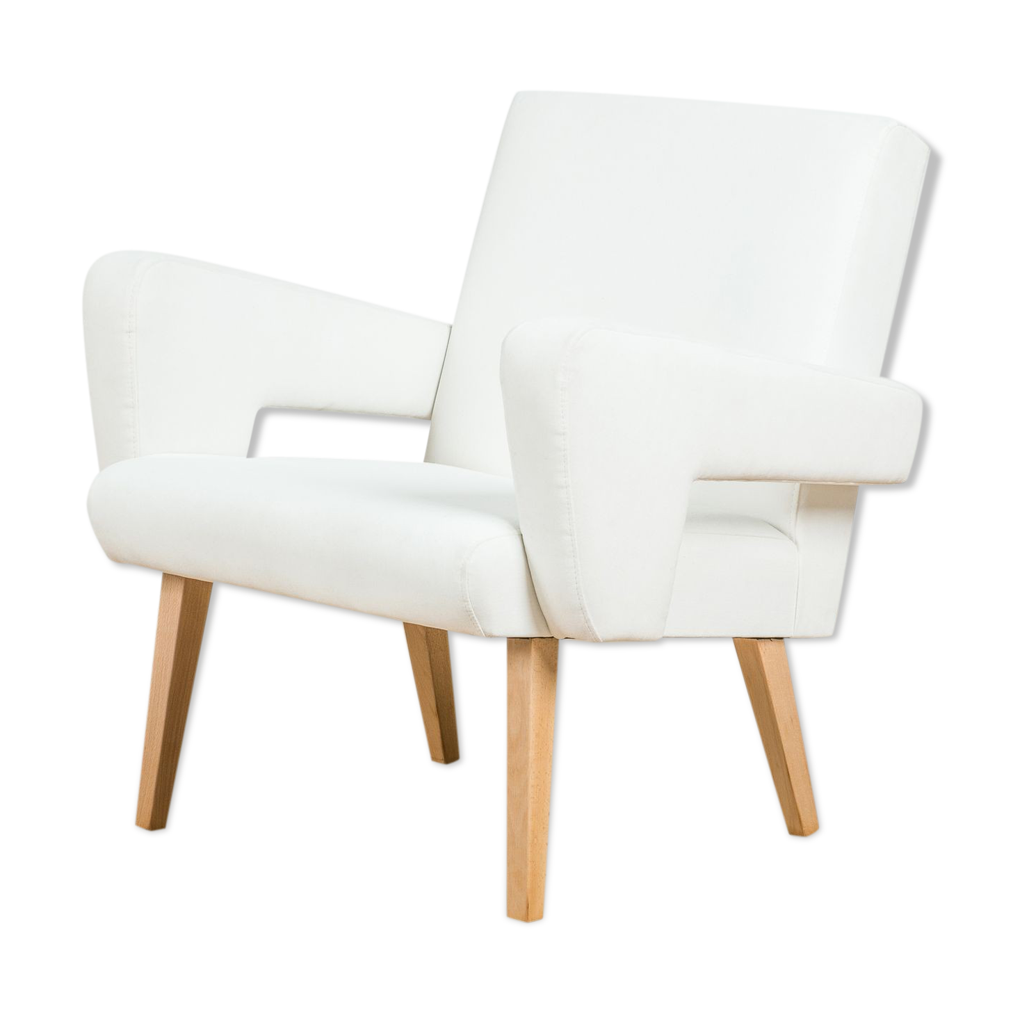 Velvet armchair from jitona, 60's