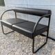 Vintage 2-seater sofa, 1980s salon design.