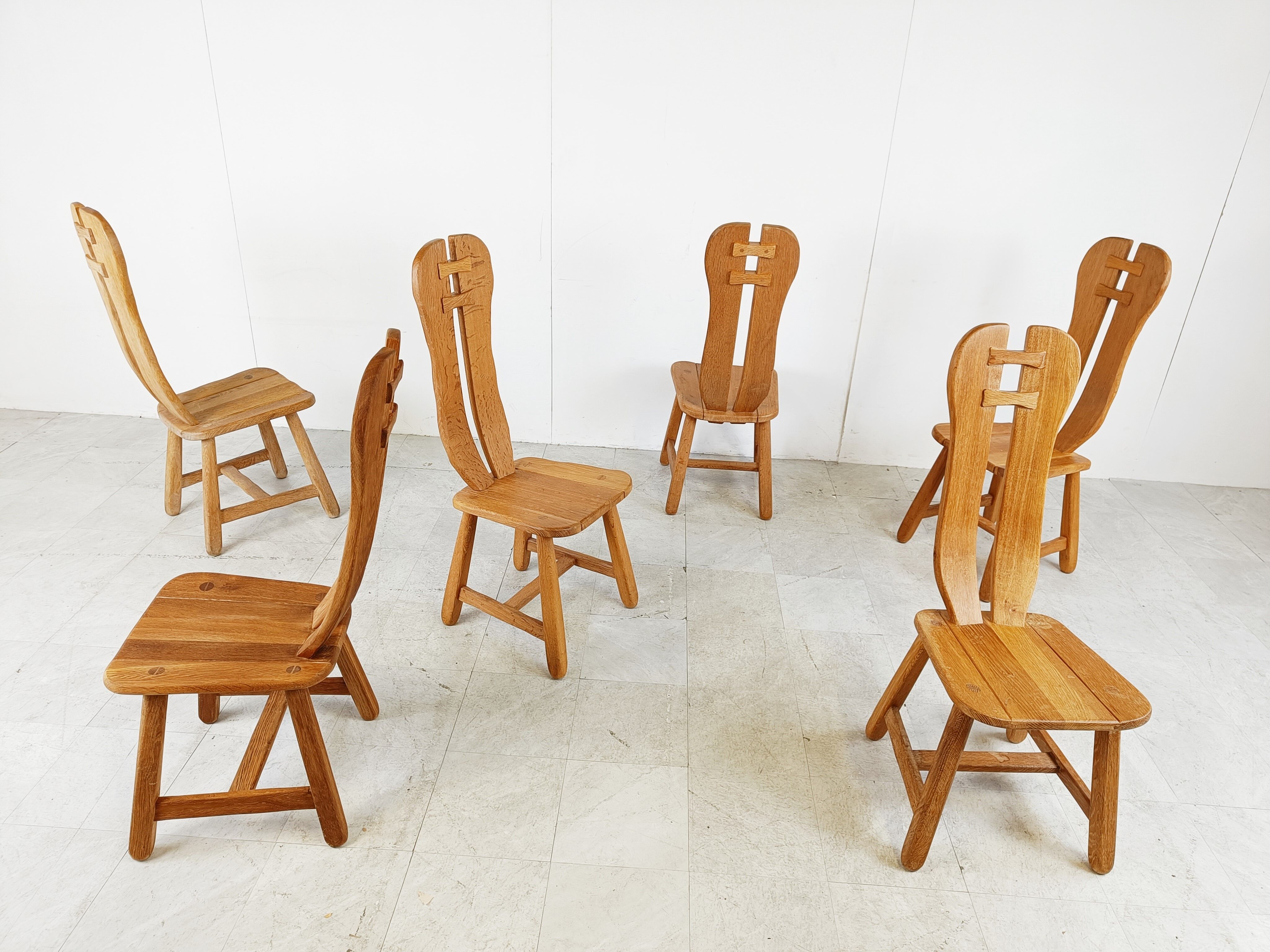 Chaises de salle à manger vintage par Depuydt, Belgique, années 1960
