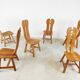 Chaises de salle à manger vintage par Depuydt, Belgique, années 1960