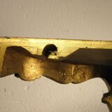 Old gold wall console 39 cm