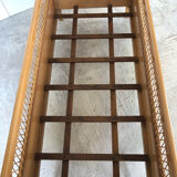 Scandinavian children's bed year 60 with rattan