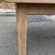 Renovated farmhouse dining table in raw oak from the 20th century, 180cm.