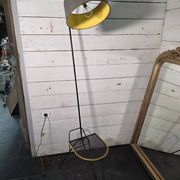Tripod floor lamp in Matégot style from the 1950s.