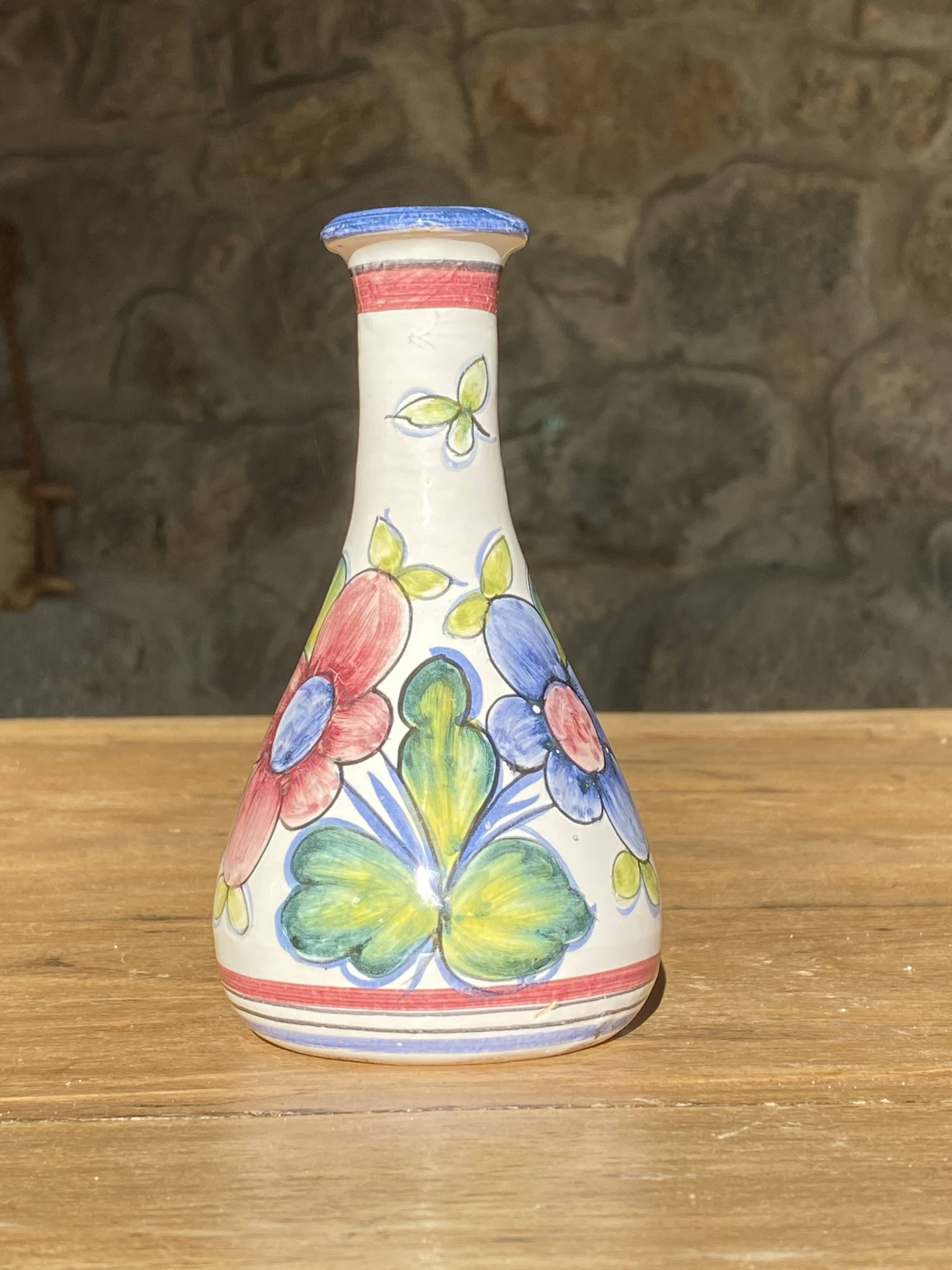 Coimbra earthenware bottle vase