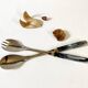 Couverts de service en inox et bakélite, Guy Degrenne