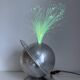 Rare French fibre optic lamp "La Sphérique" from the 1970s Space Age.