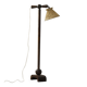 Scandinavian Funkis floor lamp with original shade, Denmark, Art Deco, 1930s