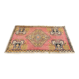 Blush vintage rug -turkish -faded -oushak