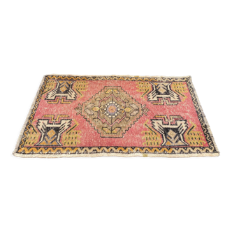 Tapis vintage -turc -délavé -oushak