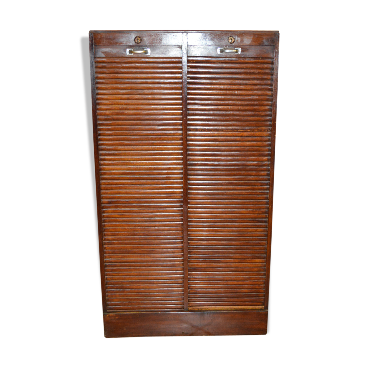 Oak double curtain binder