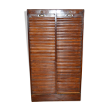 Oak double curtain binder