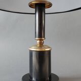 Lampe Carcel en métal et laiton doré 1960.