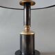 Carcel lamp in metal and gilded brass 1960.
