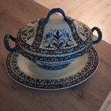 Antique Gien soup tureen