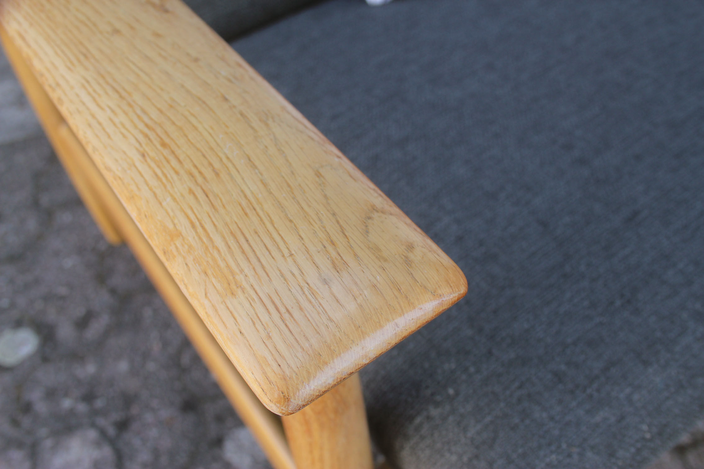 1960s Armchair Wilhelm Knoll in oak wood