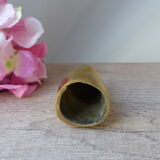 Figure Owl Hollow Brass Sculpture Vintage Collection