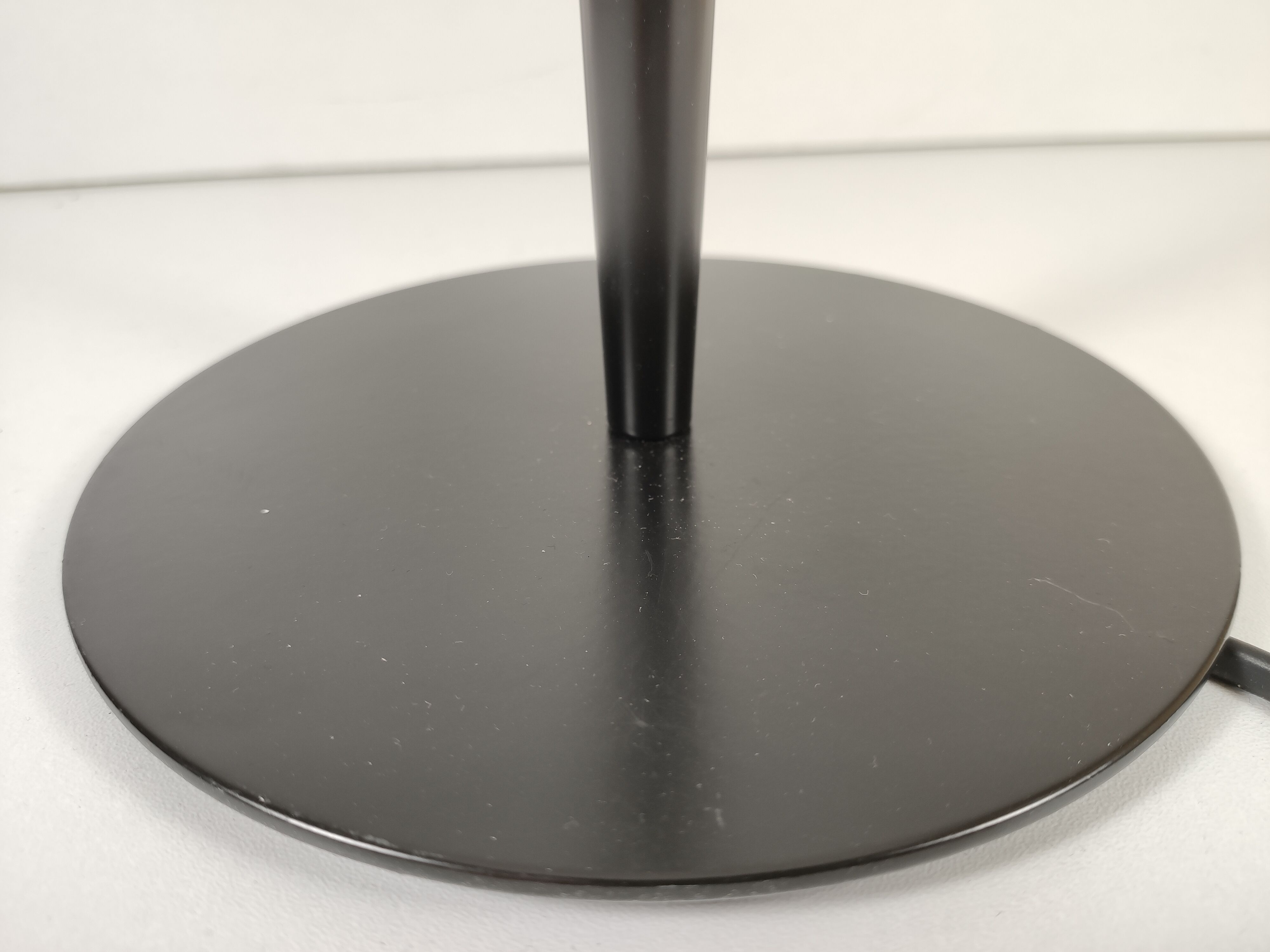 Black mushroom lamp Aluminor years 80