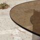 Steel coffee table , 1970s