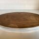 Surtout de table miroir centre de table métal argenté Sivar