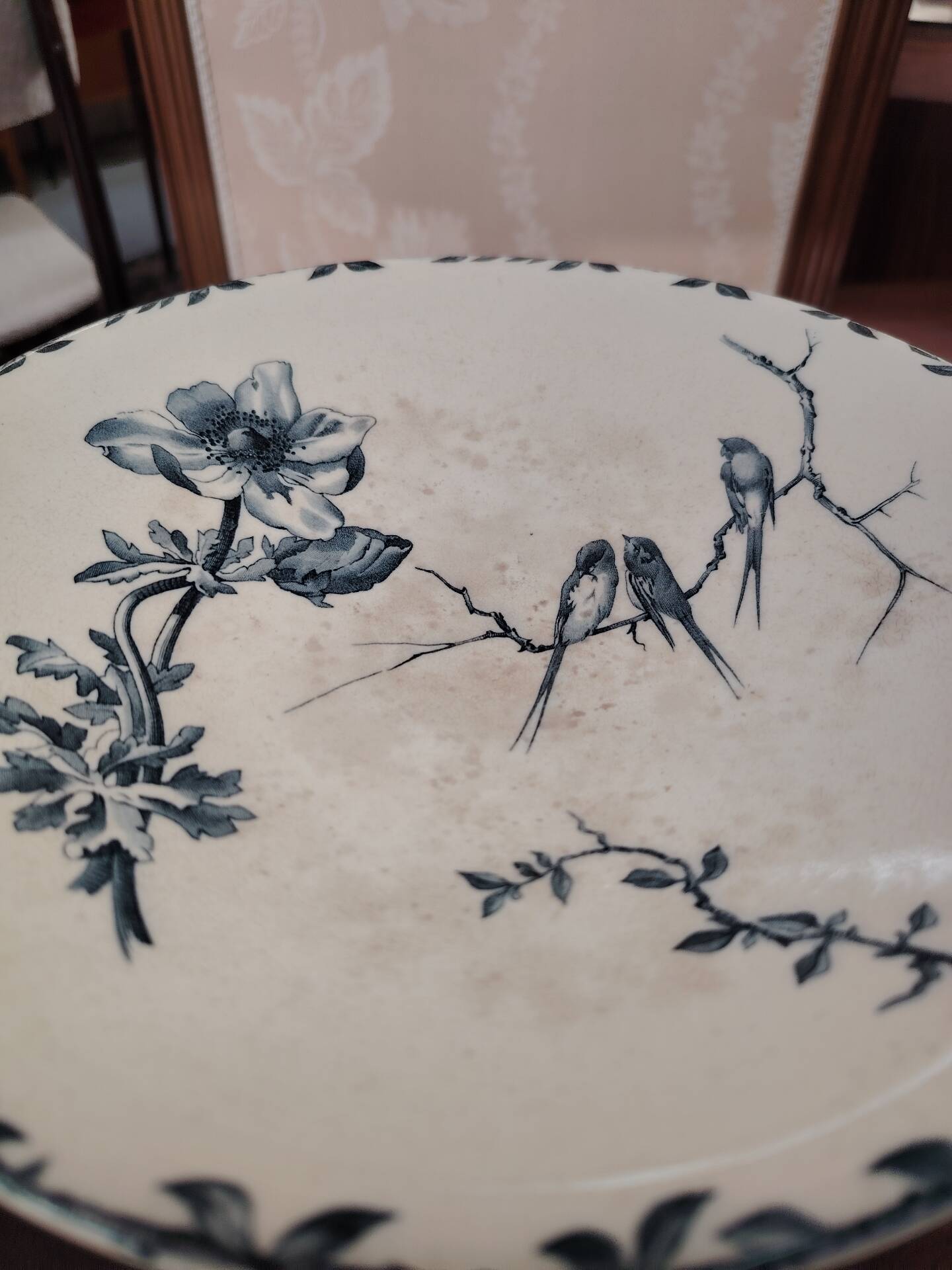 Footed bowl "compotier" in earthenware Choisy-le-Roi HB&Cie Oxford