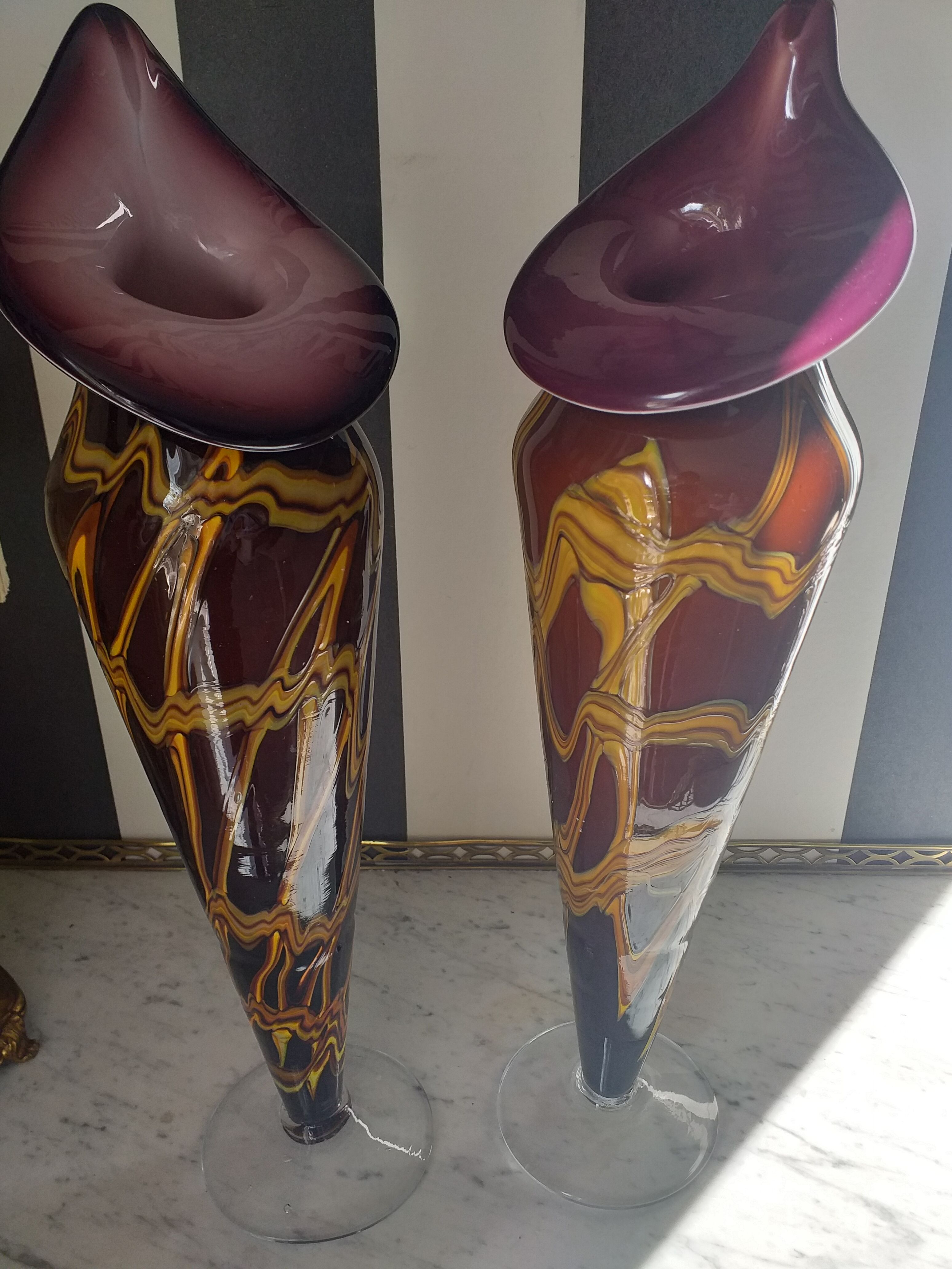 Pair of vases 20th - Art Deco period