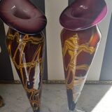 Pair of vases 20th - Art Deco period