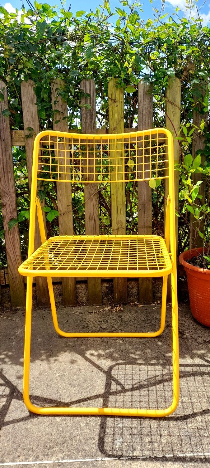 Pair of folding chairs Ted Net N.Gamelgaard 80s