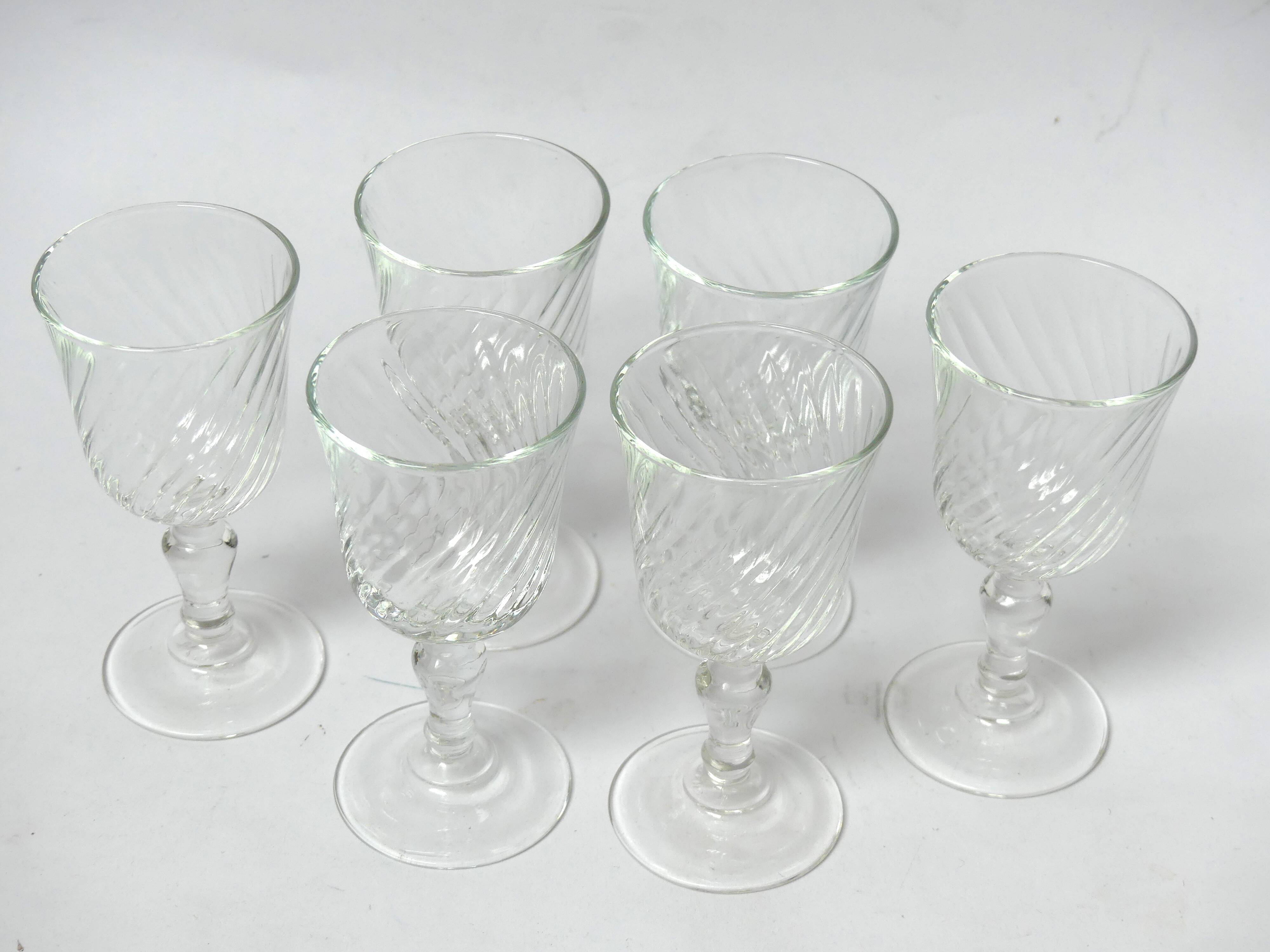 Luminarc liqueur glasses