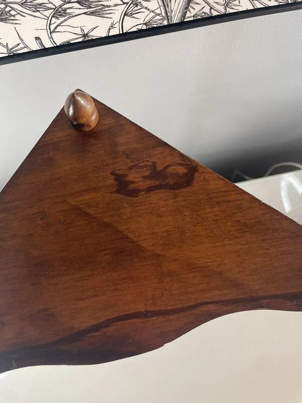 Vintage corner shelf