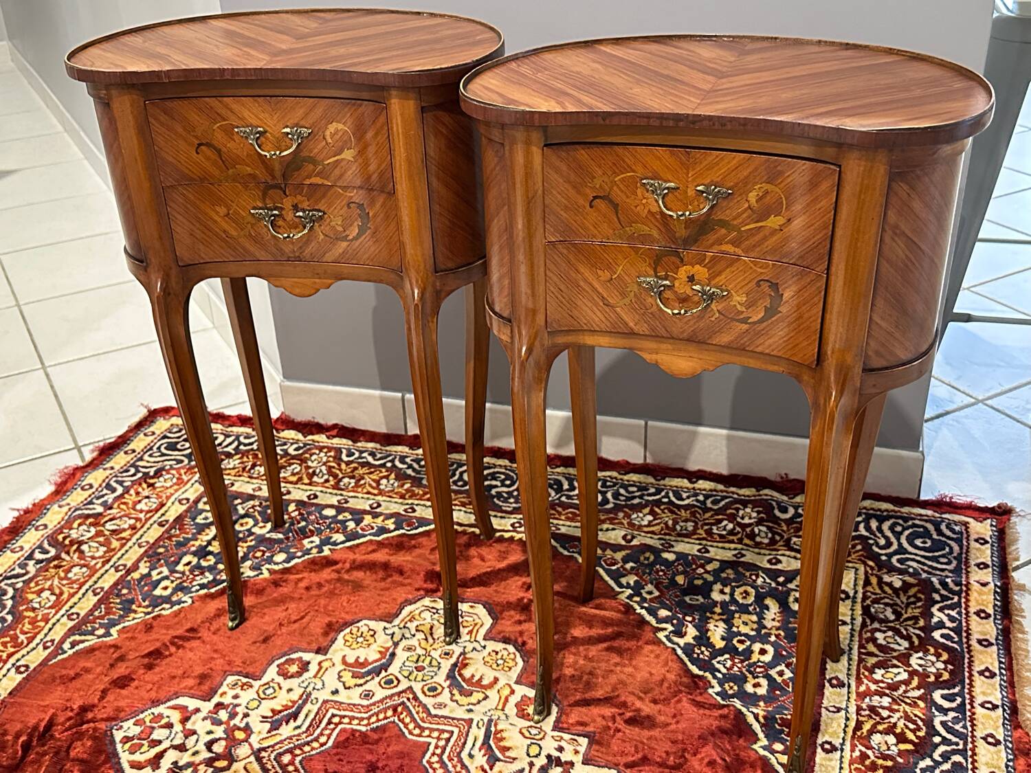 Paire de Chevet  rognon Louis XV