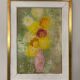 Oil painting on canvas chrysanthemums 1965