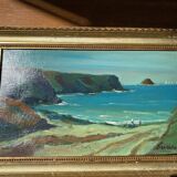 Marine painting Désiré-Lucas early twentieth oil on canvas