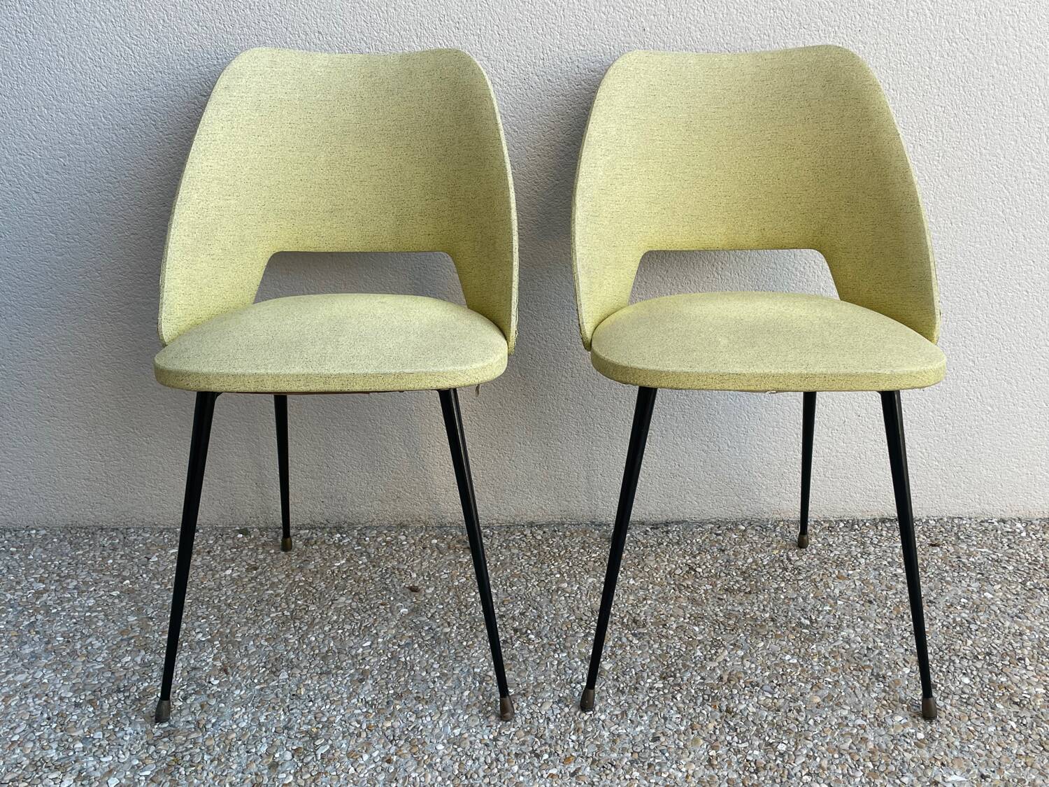 Pair of Achille Decomère chairs