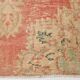 Tapis vintage oriental rouge et saumon